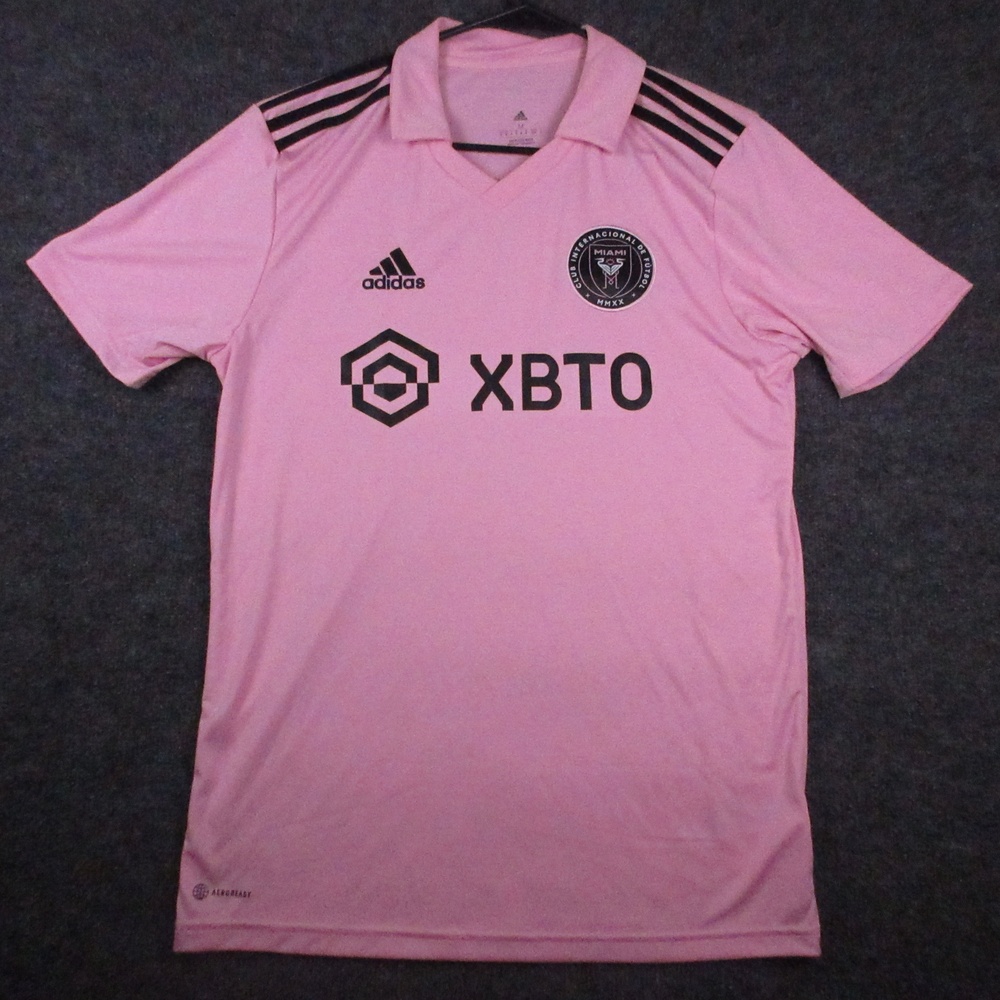 Inter Miami CF Jersey Mens Medium Pink MLS Soccer Adidas AEROREADY XBTO